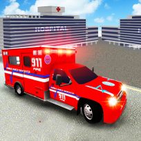 ملصق اللعبة City Ambulance Driving