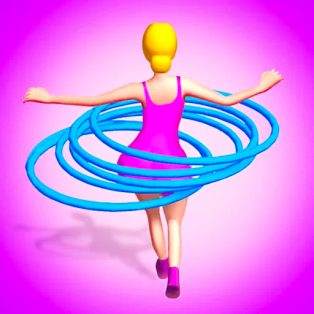 ملصق اللعبة Hula Hoops Rush