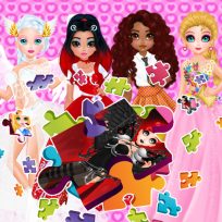 poster of Puzzles Princesses and Angels New Look game