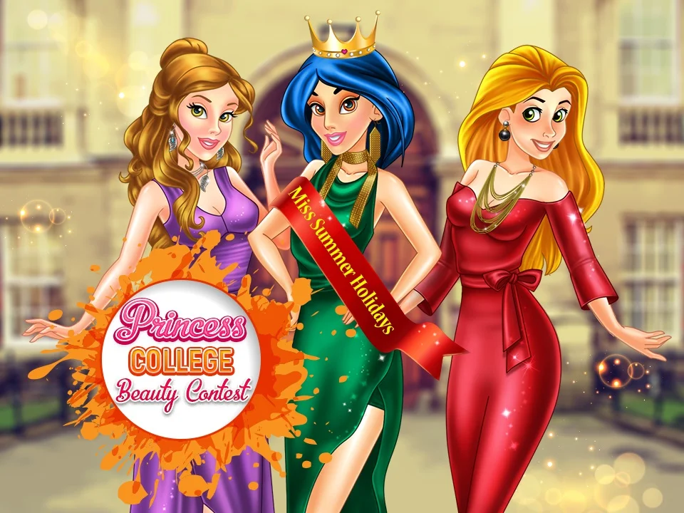 poster of Play Princess College Beauty Contest Game Online 2024 game