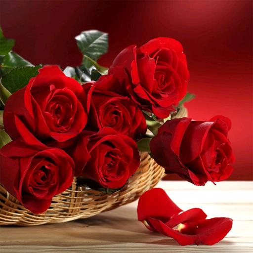 poster of Play Red Roses Puzzle Game Online 2024 game