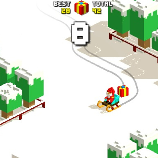 poster of Play Xmas Slope Game Online 2024 game