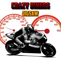 poster of Crazy Bikers Jigsaw game