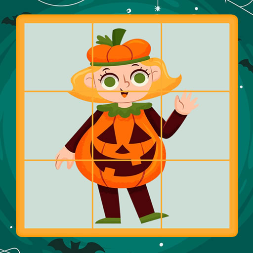 poster of Play Halloween Puzzles Game Online 2024 game