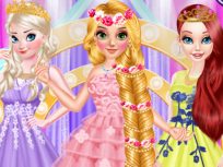 ملصق اللعبة Long Hair Princess Prom