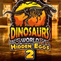 ملصق اللعبة Dinosaurs World Hidden Eggs II