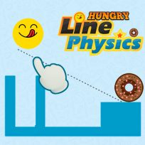 ملصق اللعبة Hungry Line Physic