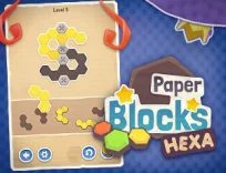 poster of Paper Blocks Hexa game