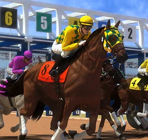 poster of Play Horse Racing Game Online 2024 game