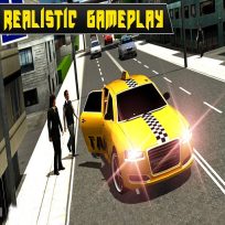 ملصق اللعبة Crazy Taxi Car Simulation Game 3D