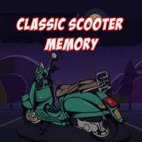 ملصق اللعبة Classic Scooter Memory