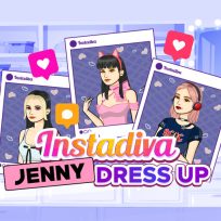 ملصق اللعبة Instadiva Jenny Dress Up