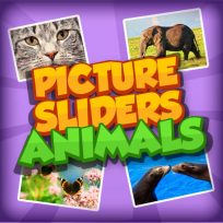 ملصق اللعبة Picture Slider Animals