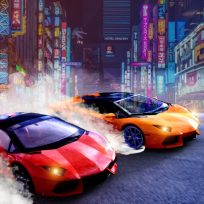 poster of Two Lambo Rivals: Drift game