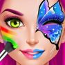 poster of Face Paint Party! Girls Salon game