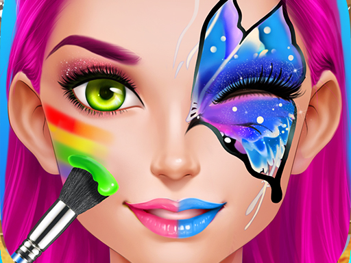 poster of Play Face Paint Party! Girls Salon Game Online 2024 game