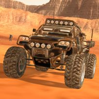 ملصق اللعبة Martian Driving