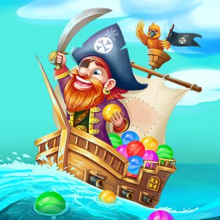 ملصق اللعبة Bubble Pirates Mania