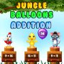 poster of Jungle Balloons Addition game