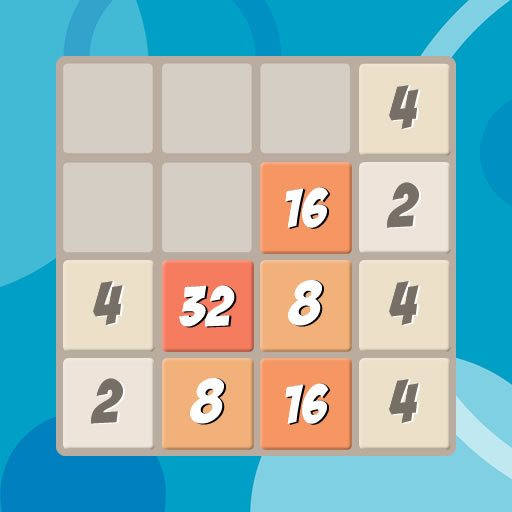 poster of Play 2048 Puzzle Game Online 2024 game