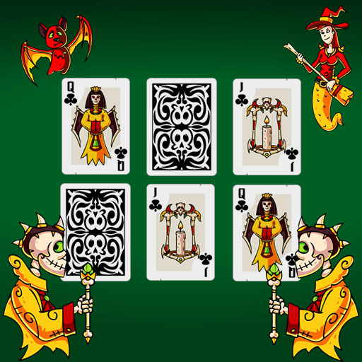 poster of Play Halloween Crazy Match Game Online 2024 game