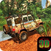 ملصق اللعبة Off road 4X4 Jeep Racing Xtreme 3D