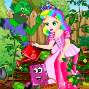 poster of Play Princess Juliet Garden Trouble Game Online 2024 game