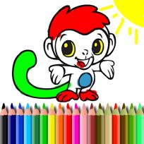 ملصق اللعبة BTS Monkey Coloring