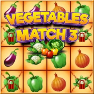 poster of Vegetables Match 3 game