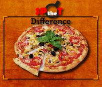 ملصق اللعبة Pizza Spot the Difference