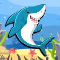 ملصق اللعبة Super Shark World