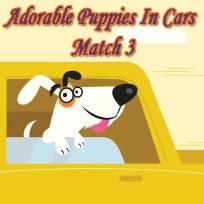 ملصق اللعبة Adorable Puppies In Cars Match 3