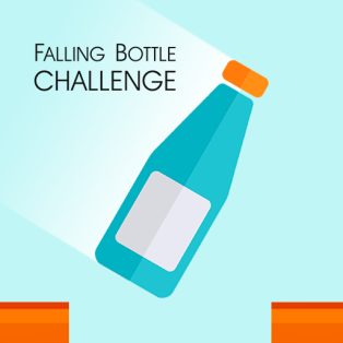 ملصق اللعبة Falling Bottle Challenge