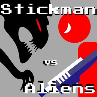 poster of Stickman vs Aliens game