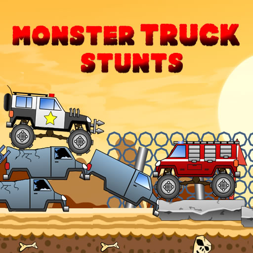 poster of Play Monster Truck Stunts Game Online 2024 game