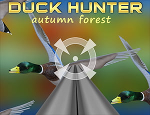 ملصق اللعبة Duck Hunter autumn forest