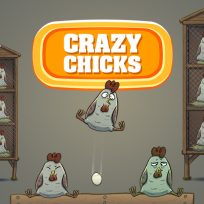 ملصق اللعبة Crazy Chicks