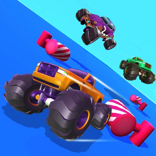 poster of Play Fall Cars Ultimate Knockout Race Game Online 2024 game