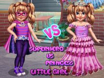 poster of Little Girl Superhero Vs Princess game