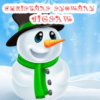 ملصق اللعبة Christmas Snowman Jigsaw Puzzle