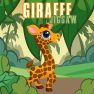 ملصق اللعبة Giraffe Jigsaw