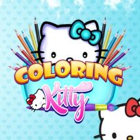 ملصق اللعبة Coloring Kitty