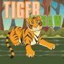 ملصق اللعبة Tiger Jigsaw