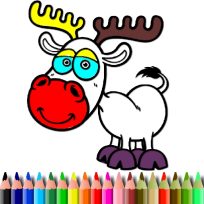 ملصق اللعبة BTS Deer Coloring Book