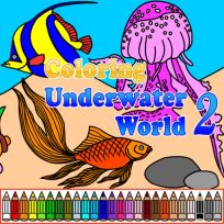 poster of Coloring Underwater World 2 game