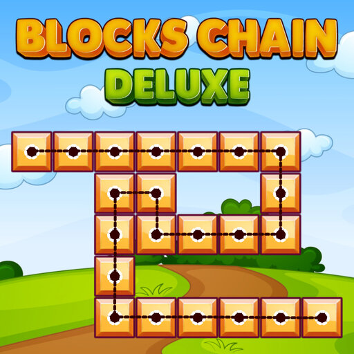 poster of Play Blocks Chain Deluxe Game Online 2024 game