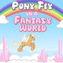 ملصق اللعبة Pony Fly in a Fantasy World