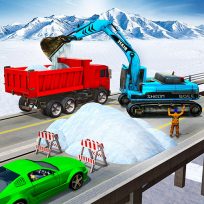 ملصق اللعبة Road Builder Highway Construction Game