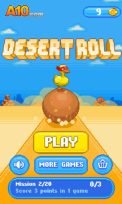 ملصق اللعبة Desert Roll