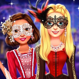 ملصق اللعبة Bffs Venice Carnival Celebration